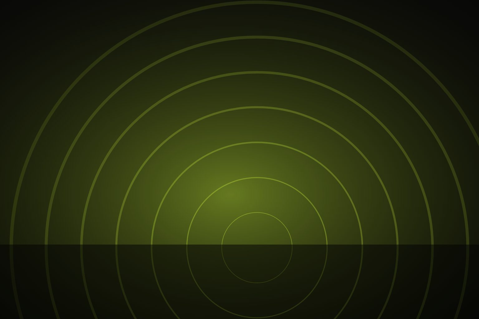 Abstract lime concentric-rings artwork — placeholder hero imagery