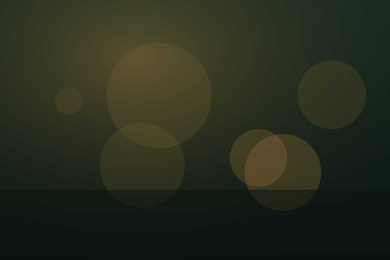 Abstract overlapping-circles artwork in slate and brass — placeholder hero imagery